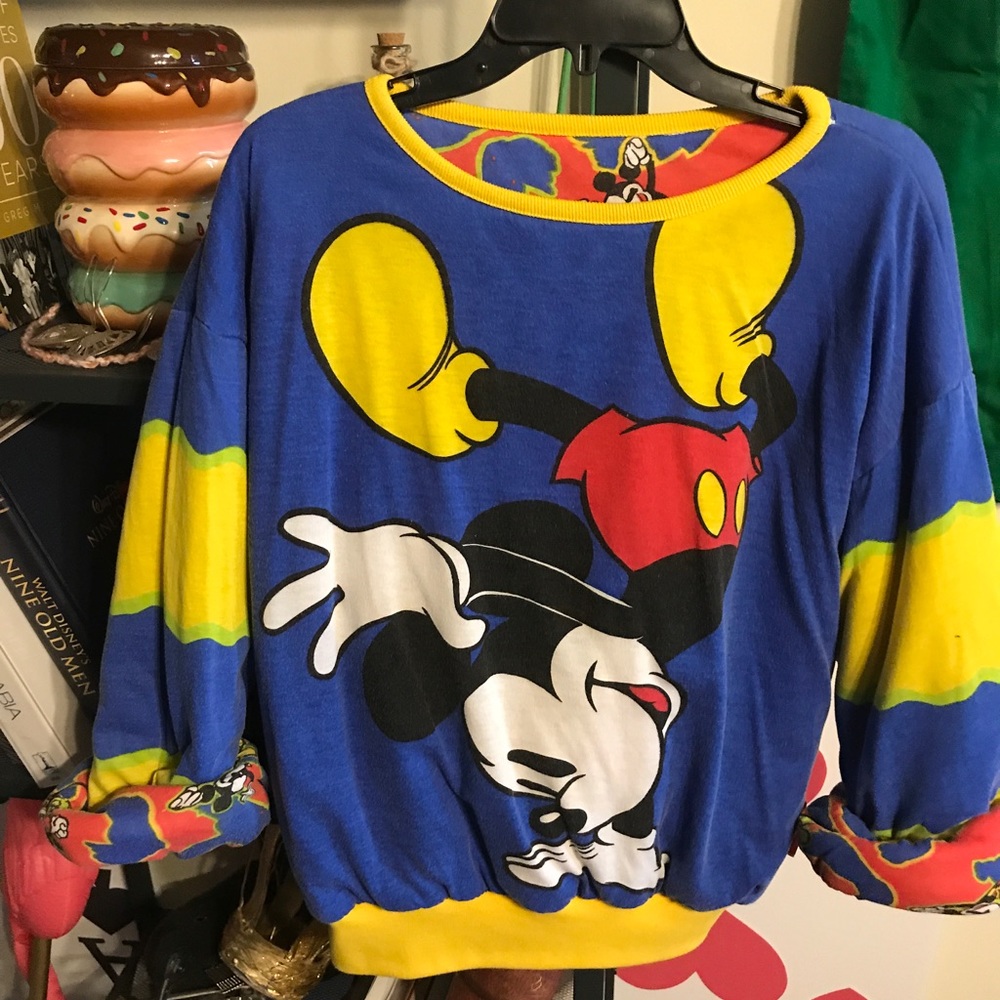 Vintage 80s Mickey Mouse Reversible sweatshirt